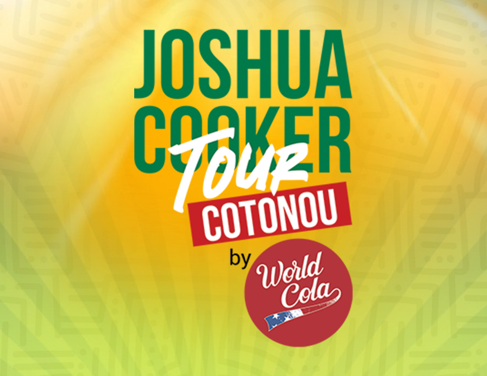 JOSHUA COOKER TOUR